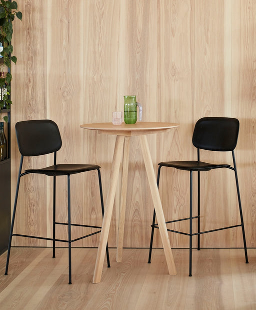 CPH20 High Table Bordeaux water-based lacquered oak frame - HAY