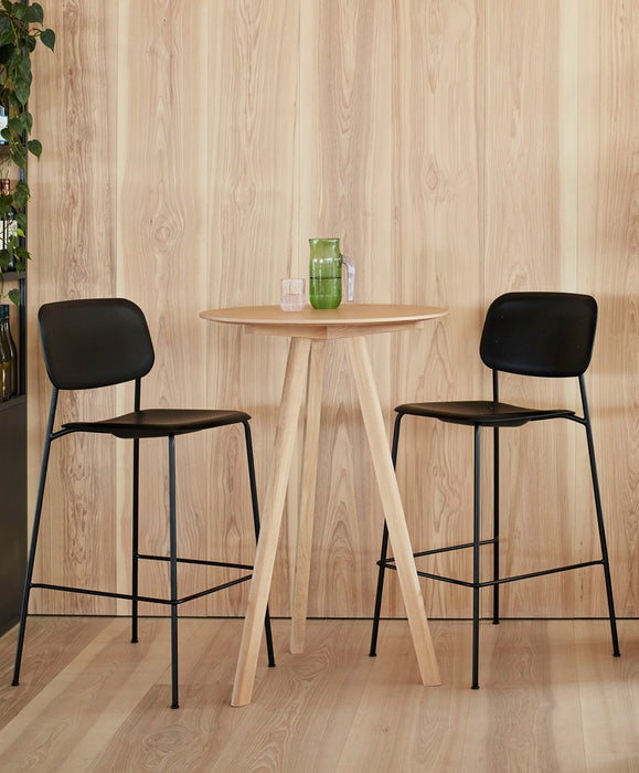 CPH20 High Table Bordeaux water-based lacquered oak frame - HAY