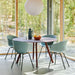CPH25 Table Bordeaux water-based lacquered oak frame - HAY