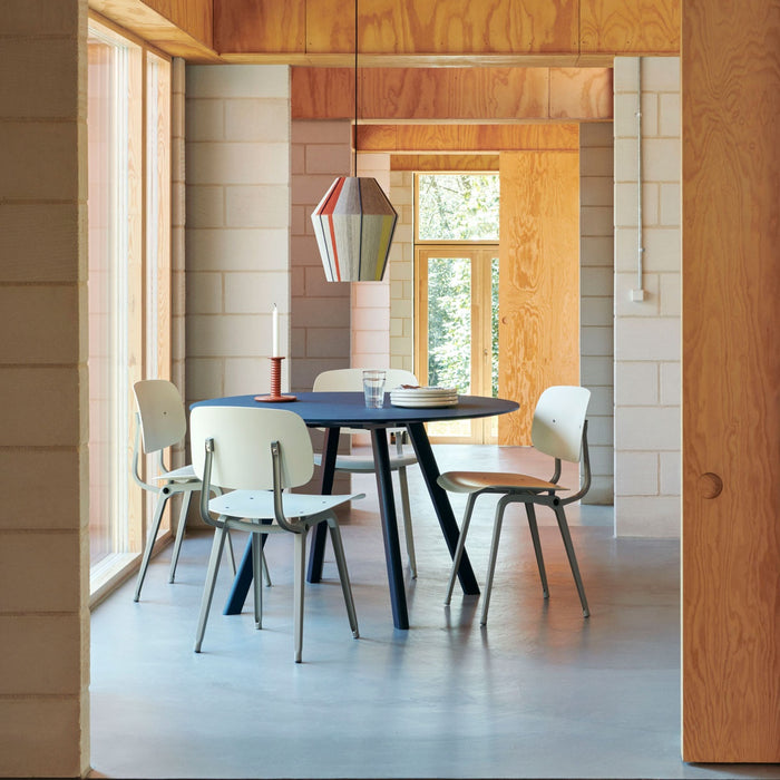 CPH25 Table Black Water-based lacquered oak frame - HAY