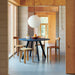 CPH25 Table Water-based lacquered oak frame - HAY
