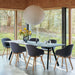 CPH30 Table Water-based lacquered oak frame - HAY
