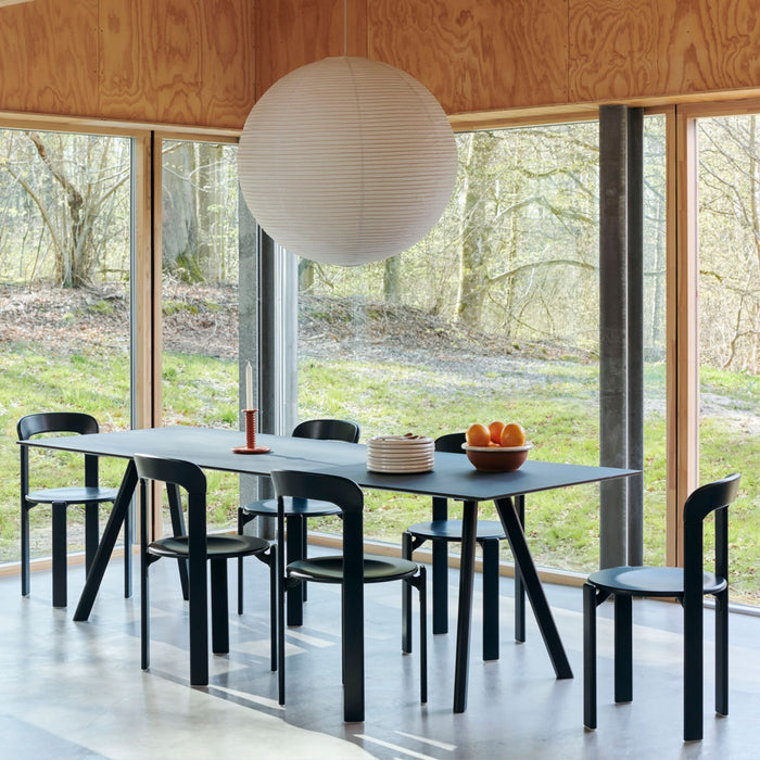 CPH30 Table Bordeaux water-based lacquered oak frame - HAY