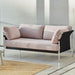 Can 2 seater Black powder coated steel frame Black strap - HAY