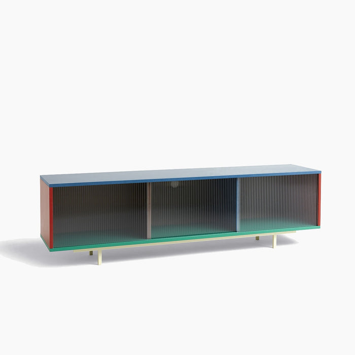 Colour Cabinet w. glass doors Floor - HAY