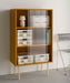 Colour Cabinet w. glass doors Tall - HAY
