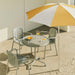 Deville Table Anthracite powder coated aluminium frame - HAY