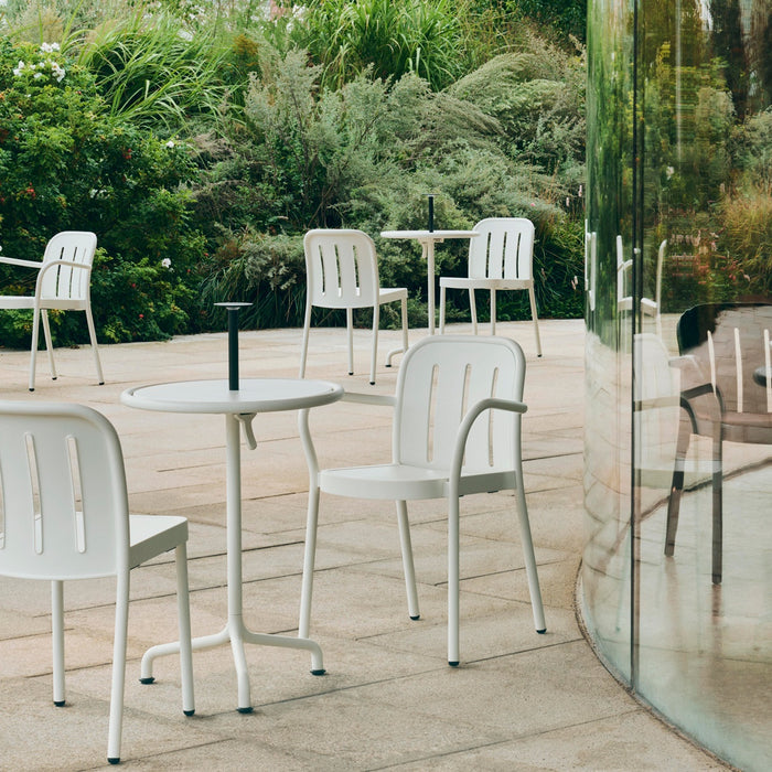 Deville Table Silver grey powder coated aluminium frame - HAY