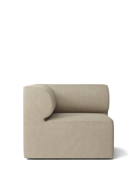 Eave Modular 86, Corner, Depth 86cm Upholstered With PC0T, EU - HR Foam, Left, 02 (Beige), Audo Bouclé, Audo Bouclé, Audo