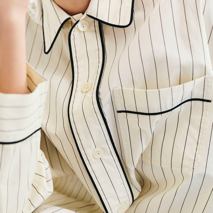 Fineline Long Nightshirt - HAY