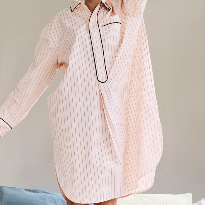 Fineline Long Nightshirt - HAY
