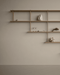 Bond 20 Shelf - Fogia Bond Shelving system wall hanged 20 cm Lacquerd oak lifestyle 02