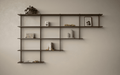 Bond 20 Shelf - Fogia Bond Shelving system wall hanged 20 cm Smoked oak lifestyle 01