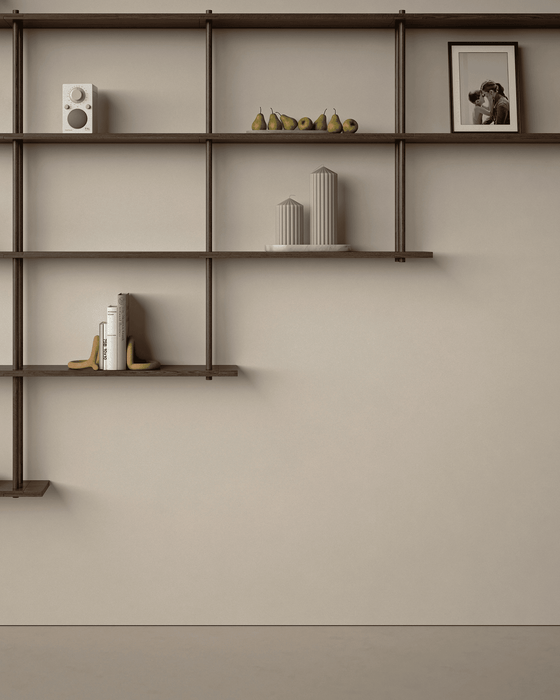 Bond 20 Shelf - Fogia Bond Shelving system wall hanged 20 cm Smoked oak lifestyle 02