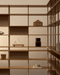 Bond 20 Modular Shelving System - Fogia Bond shelving system lifestyle image lacquered oak version 02