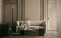 Niche Club Chair - Fogia Lifestyle Boxlike sofa Niche Club chairs Kern Tables at the building 01