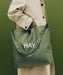 Grid Crossover Bag - HAY