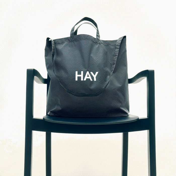 Grid Crossover Bag - HAY