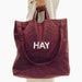 Grid Crossover Bag - HAY