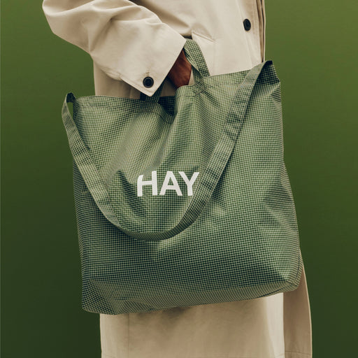 Grid Crossover Bag - HAY