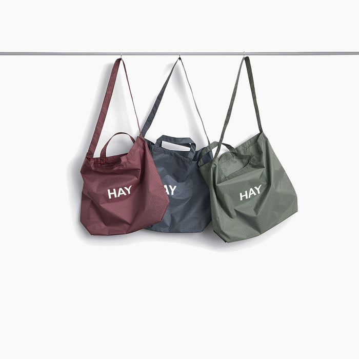 Grid Crossover Bag - HAY