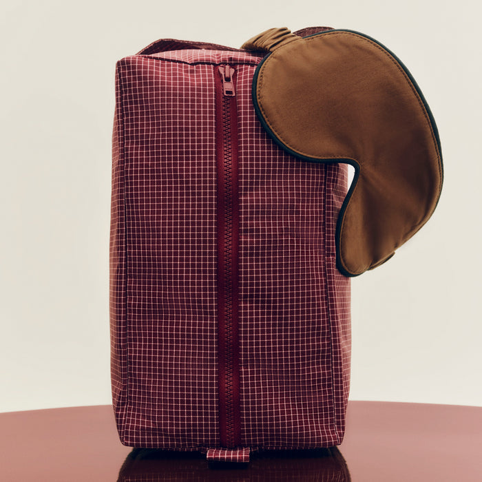 Grid Wash Bag - HAY