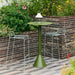 Hee Bar stool Sled base H75 Standard glider - HAY
