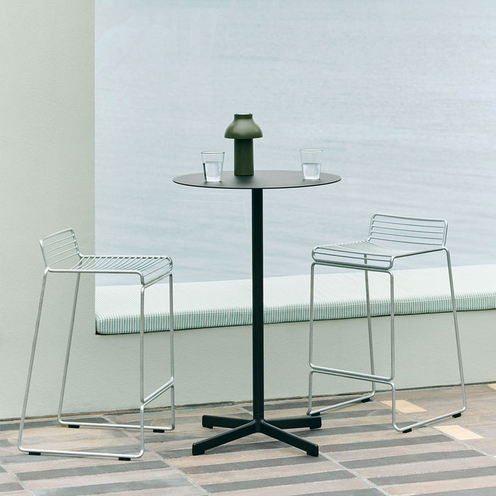 Hee Bar stool Sled base H75 Standard glider - HAY