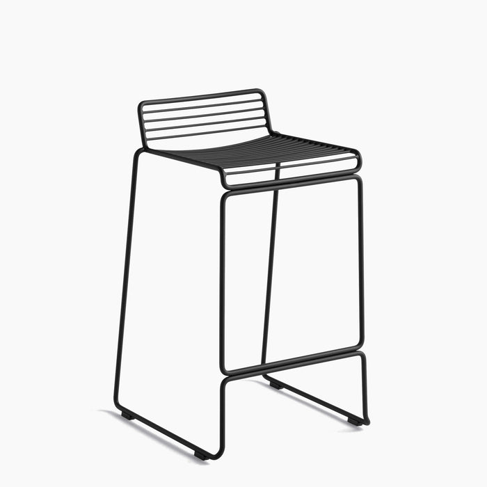 Hee Bar stool Sled base H65 Standard glider - HAY