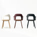Layout Armchair 222 Water-based lacquered solid oak 4 leg base Standard glider - HAY