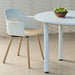 Layout Armchair 222 Black water-based lacquered solid oak 4 leg base Standard glider - HAY