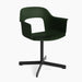 Layout Armchair 231 Polished aluminium 4 star swivel base Standard glider - HAY