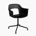 Layout Armchair 251 Polished aluminium 4 star swivel arc base Standard glider - HAY