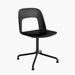 Layout Chair 151 Polished aluminium 4 star swivel arc base Standard glider - HAY