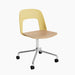 Layout Chair 162 Polished aluminium 4 star swivel arc Wheel base - HAY
