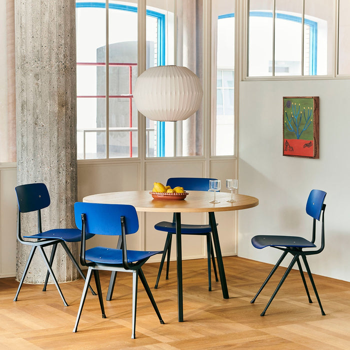 Loop Stand Table Round Black powder coated steel frame - HAY