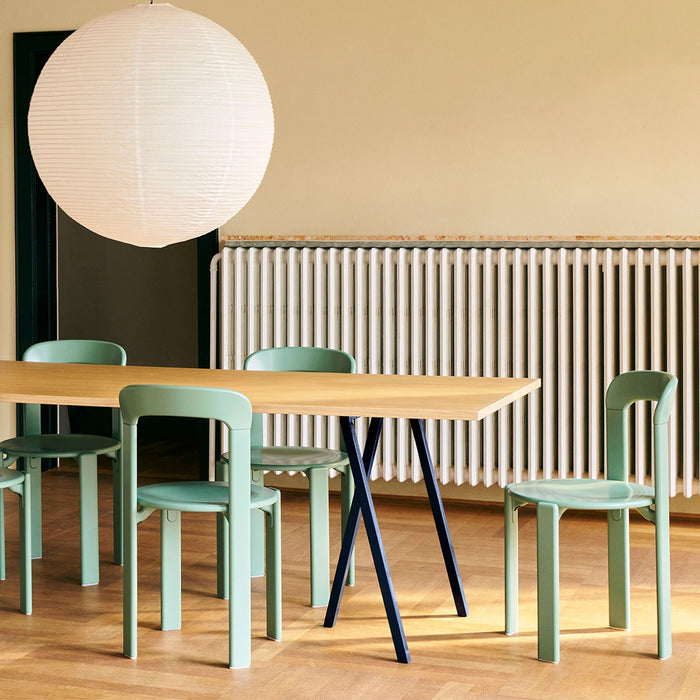 Loop Stand Table White powder coated steel frame - HAY