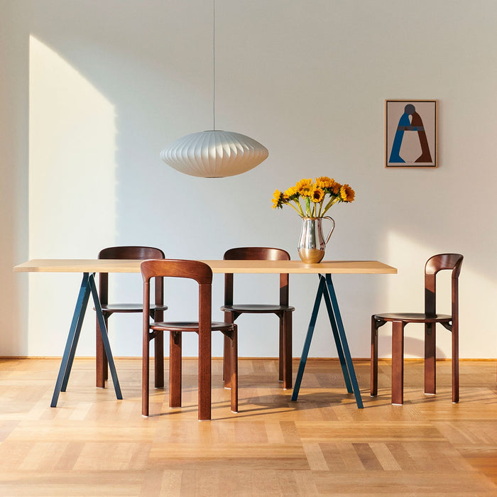 Loop Stand Table White powder coated steel frame - HAY