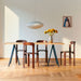 Loop Stand Table Black powder coated steel frame - HAY