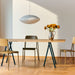 Loop Stand Table White powder coated steel frame - HAY