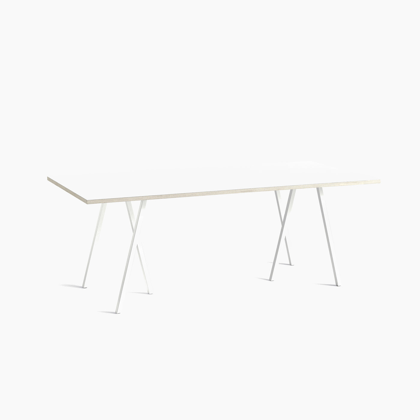 Loop Stand Table Deep blue powder coated steel frame | HAY | FRAMA