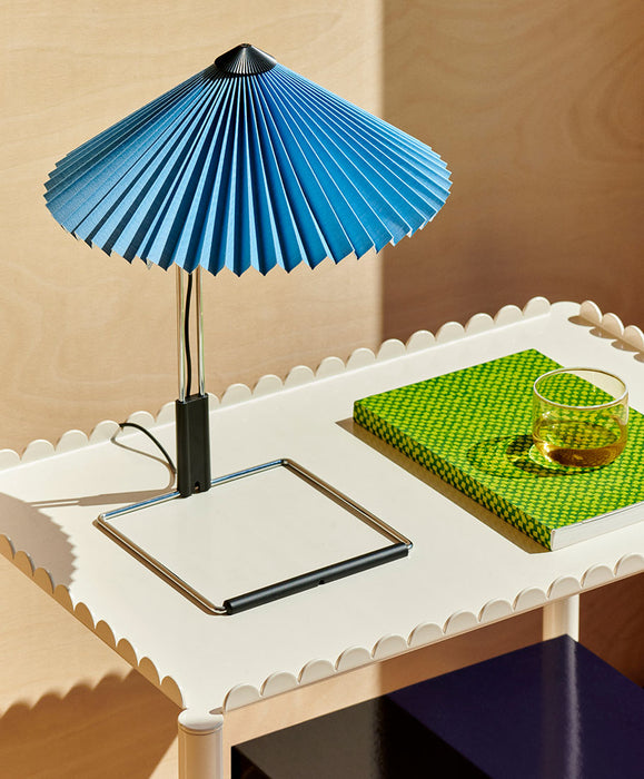 Matin Table Lamp Polished brass base - HAY