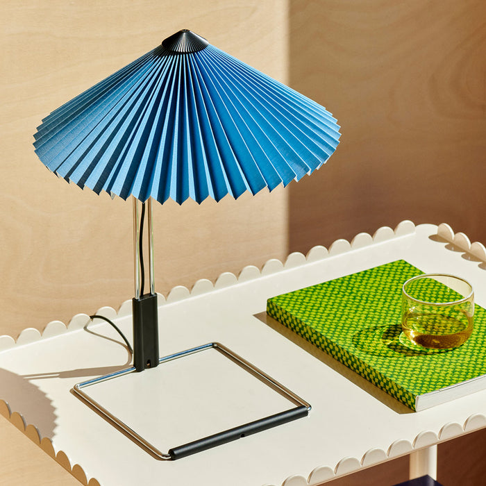Matin Table Lamp Polished brass base - HAY