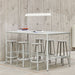 NO High Table Charcoal 4 leg frame - HAY