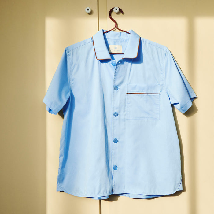 Outline Pyjama S/S Shirt - HAY