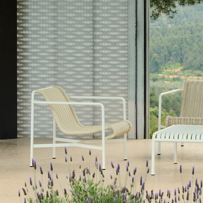 Palissade Cord Lounge Chair Low - HAY