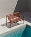 Palissade Dining Bench w. armrest - HAY