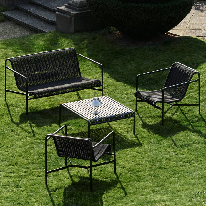 Palissade Cord Lounge Chair Low - HAY
