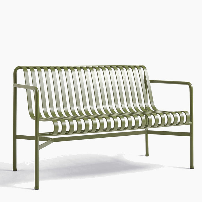 Palissade Dining Bench w. armrest - HAY