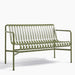 Palissade Dining Bench w. armrest - HAY